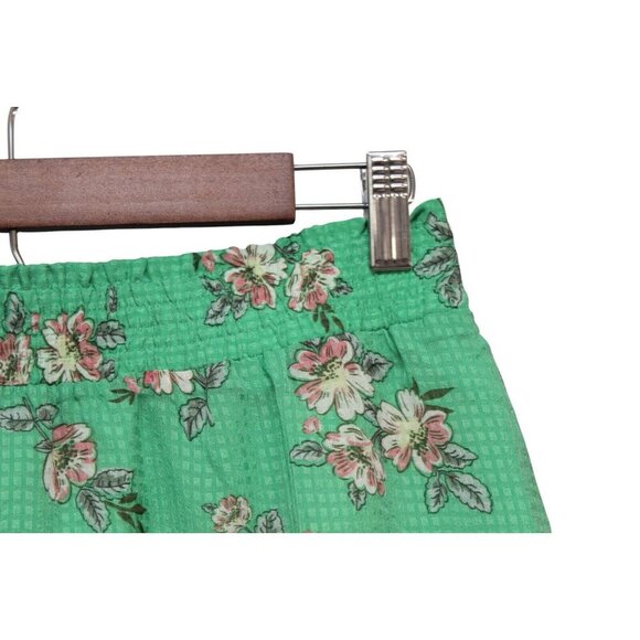 NWT LOFT Skirt Medium Petite Flowy Tiered Floral Preppy Spring Elastic Waist - Picture 7 of 12